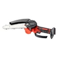thumbnail image 4 of Chainsaw Mini Chainsaw 4 inch 6 inch Portable Chainsaw with Security Lock 2 Chains 21V Rechargeable Battery Operated Electric Chainsaw Cordless for Branches Wood Cutting Tree, 4 of 6