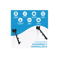 thumbnail image 4 of Tendederos Plegables Retráctil Ropa Plegable Reforzado Metal blanco, 4 of 5