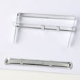 thumbnail image 6 of 100Pcs Bookbinding Clips Practical Bookbinding  8cm Plastic Bookbinding Clips (Silver), 6 of 8