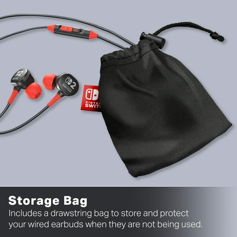 PowerA, Wired Earbuds for Nintendo Switch 2, Black - Walmart.com