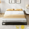 thumbnail image 3 of Jojoka Low Profile Metal Queen Bed Frame with Arch Head & Footboard – Heavy Duty, Noise-Free, Easy Assembly, No Box Spring Needed, 3 of 7