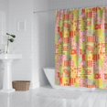 thumbnail image 2 of Pioneer Flower Floral Print Pattern Shower Curtain 84"x72", Bathroom Decorative Shower Curtain Set with 12 Hooks, Waterproof Washable, 2 of 6