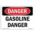 thumbnail image 1 of SignMission OS-DS-A-1218-L-2400 Panneau de Danger OSHA 12 x 18 Po - Danger d'Essence, 1 of 1