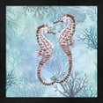 thumbnail image 1 of Great Art Now Marine Love Seahorses by Cora Niele, Framed Wall Art, 13.25W x 13.25H, 1 of 3