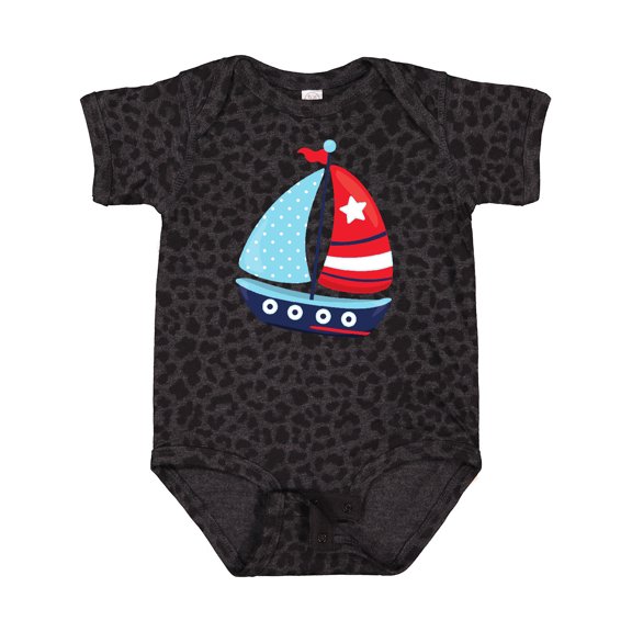 Inktastic Sailing Boat, Sailor, Sailing, Sails, Boat, Ship Boys Baby Bodysuit