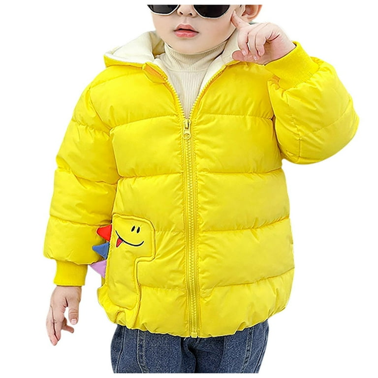 Yellow childrens best sale coat