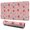 Pink Cow Milk, variant on Long Mouse Pads for Desk,Pink Cow Strawberry Hat Pattern Desk Mats on Top Of Desks, Desk Mouse Pad Extra Large with 3mm Non-Slip Base and Stitched Edge for Gaming,Office,Work,Home 31.5"x11.8"