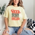 thumbnail image 2 of Beer Enthusiast Fun Slogan, Butter Comfort Colors T-Shirt, XL, 2 of 3
