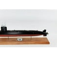 thumbnail image 3 of USS Pintado SSN-672 Submarine Model, US Navy, Scale Model, Mahogany, Sturgeon Class, 3 of 5
