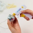 KidsFriendly LowTemp Glue gun Kit, White Safe Crafting & Projects for