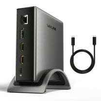 WAVLINK Triple Display Laptop Dock Station with 8K HDMI*2   8K Displayport, 140W Charging, RJ45, 10G USB-C USB C Dock for Mac OS & Windows Laptops