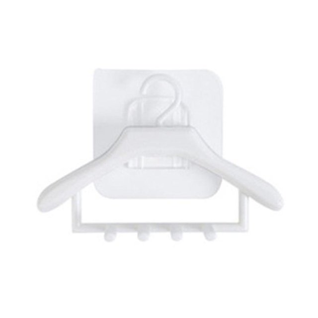 Wall Mounted Creative Hanger Toothbrush Holder Keychain Shaver Organizer For Home Kitchen Bathroom Jewelry Necklace Storage