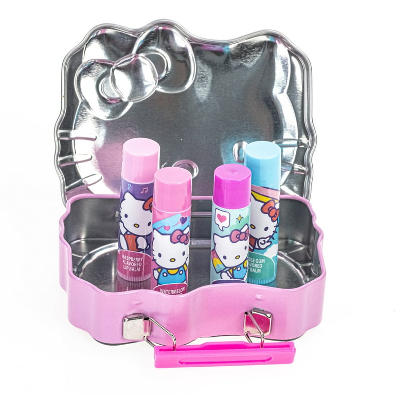 Hello Kitty Swirl Lip Balm with Character-Shaped Storage Tin, 5