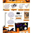 thumbnail image 4 of Glowing Halloween Creepy for Halloween Decorations with String Lights Battery Operated Decorations for Front Porch Outdoor Halloween Decoratio (53.2IN/135CM, 1pcs), 4 of 5