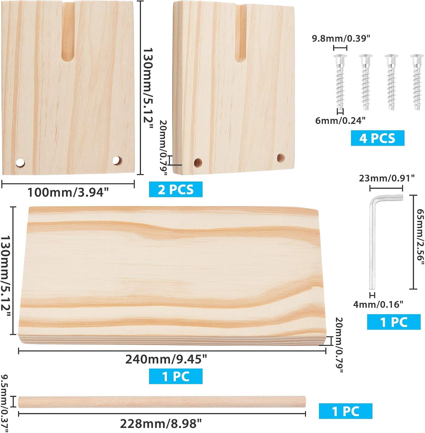 Wooden Weaving Loom Roller Frames Yarn Knitting Tools DIY Craft Tools BurlyWood 240x100x130mm
