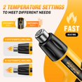 thumbnail image 2 of Pistola de calor SEEKONE Mini de 600 W, doble temperatura, 300 °C y 500 °C, 2 of 8
