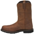thumbnail image 3 of Justin Men's Wyoming Waterproof Western Work Boot Steel Toe Brown 9 D(M) US, 3 of 5