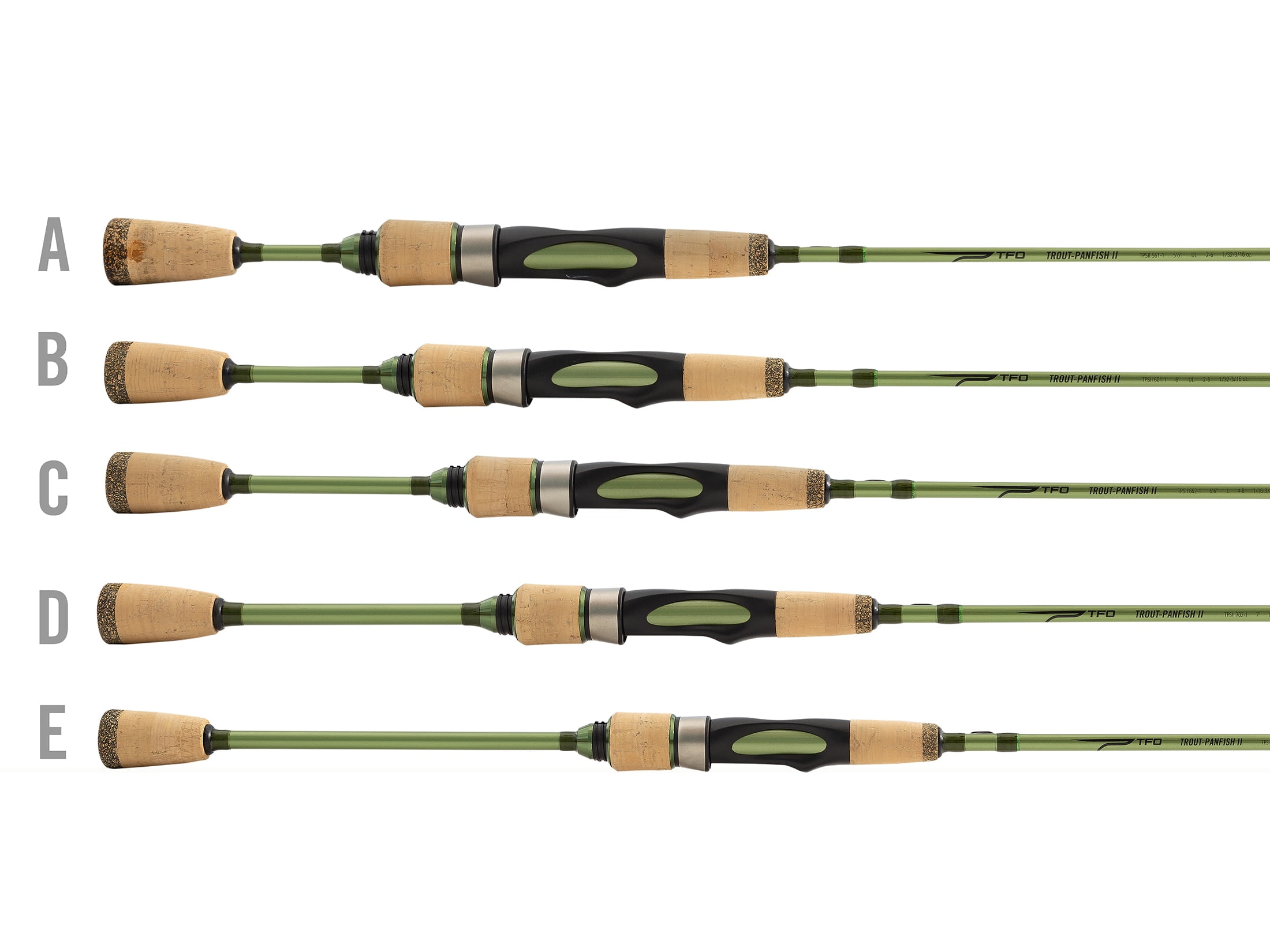 Temple Fork Outfitters Trout Panfish II 8'0" Spinning Rod Light 2Pc -  Walmart.com