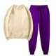 thumbnail image 1 of Puntoco Conjunto deportivo de pantalones deportivos informales con cuello redondo y sólido para mujer Puntoco Puntoco-8787, 1 of 5