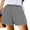 Gray, variant on OKBOP Workout Shorts for Women Blue Active Fit Elastic Waist Wide-Leg Activewear Shorts