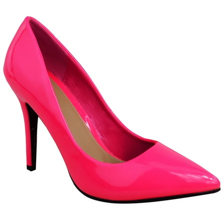 

Fashion Thirsty Womens Ladies Mid High Heel Pointed Toe Shoe