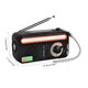 thumbnail image 2 of Radio solar de manivela con banco de energía - Radio dinamo multibanda portátil AM FM WB para emergencias de viajes de camping - Batería de 2000 mAh, alarma SOS, 2 of 10