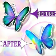Koala Holographic Transparent Self-Adhesive Laminting Sheets A4, 60 Count, Self Seal Laminate Sheets