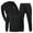 Black, variant on RJMDKXZ Mens 3 Piece Fleece Sweatsuits Long Sleeve Tracksuit Drawstring Pullover Hoodie & Crew Neck Sweatshirt & Jogging Sweatpants Sets with Pockets
