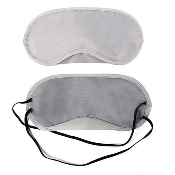 Fiudx Antifaz para Dormir con Diseño Acolchado Que Bloquea La Luz para Un Sueño Reparador. Suave Seda Charmeuse. Hipoalergénico. Cómodo para Viajes y Uso Doméstico. Tamaño: 19 X 8,5 Cm.