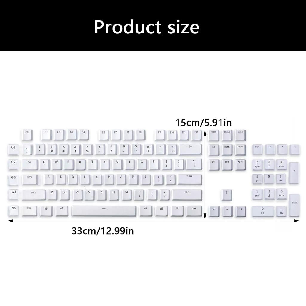 Smooth Touches Keycaps Rapid Installation for G915/G913/G815/G813 TKL Keyboards Low Maintenance Design