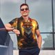 thumbnail image 4 of Fotbe Sunset Maple Tree Fox Camiseta Polo de Golf para Hombre con Estampado – Camisa Deportiva Transpirable con Cuello Abotonado-Small, 4 of 6