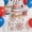 B, variant on Elegant Patriotic Star Celtic Knot Table Runner, 13x72in 4th of July American Flag Tablecloth for Independence Day Decor
