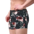 thumbnail image 2 of Kdxio Men's Boxer Briefs with Watercolor Floral Print - Comfortable and Breathable Underwear for Everyday Wear, 2 of 5