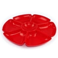 thumbnail image 2 of Botanero de Plastico en forma de Trebol Rojo FoodKeepers Trebol, 2 of 2