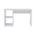 thumbnail image 3 of Linon Lane Wood Two Cube Home Office Desk in White, 3 of 11