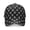Black Christmas Snowflake Pattern, variant on Black Christmas Snowflake Pattern Baseball Cap, Casual Daily Hat with Snap Closure & Sweatband, Lightweight Shape Retaining Gifts for Birthday Christmas Thanksgiving