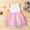 White, variant on TAIAOJING Toddler Girl Dress Kids Baby Girls Dress Short Sleeve Rainbow Tulle Dress Birthday Party Tutu Skirt Princess Dress