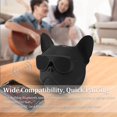 thumbnail image 3 of Altavoz Bluetooth Goshyda con sonido estéreo en forma de bulldog, 3 of 9