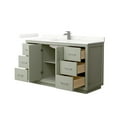 thumbnail image 3 of Wyndham Collection WCF111160SWHWQUNSMXX Icon 60" Free Standing Single Basin Vanity Set -, 3 of 7