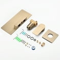 thumbnail image 5 of Cerypsa Single Handle Bathroom Waterfall Sink Faucet Brushed Gold, 5 of 7