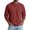 Brick Red, variant on MuXiKeJi Clothes Mens Crewneck Sweatshirts Oversized Waffle Sweatshirt Long Sleeve Shirts Casual Winter Warm Knitted Sweaters Pullover
