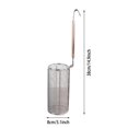 thumbnail image 3 of asddcavvf Stainless Steel Fine Mesh Strainer with Wooden Handle for Pasta Ravioli Dumplings Kitchen Cooking Tool, 3 of 8