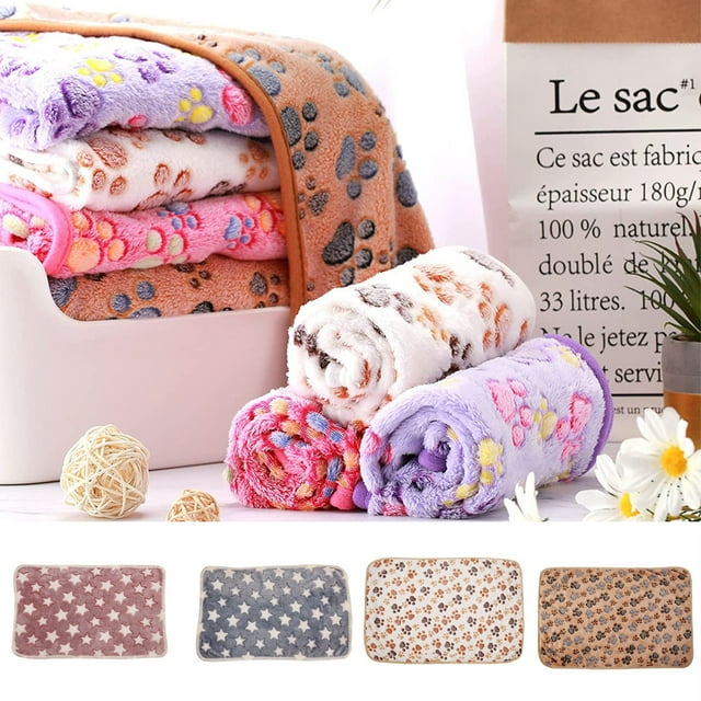 Steger Cat and Dog Blanket Soft & Warm Coral Fleece Pet Blanket