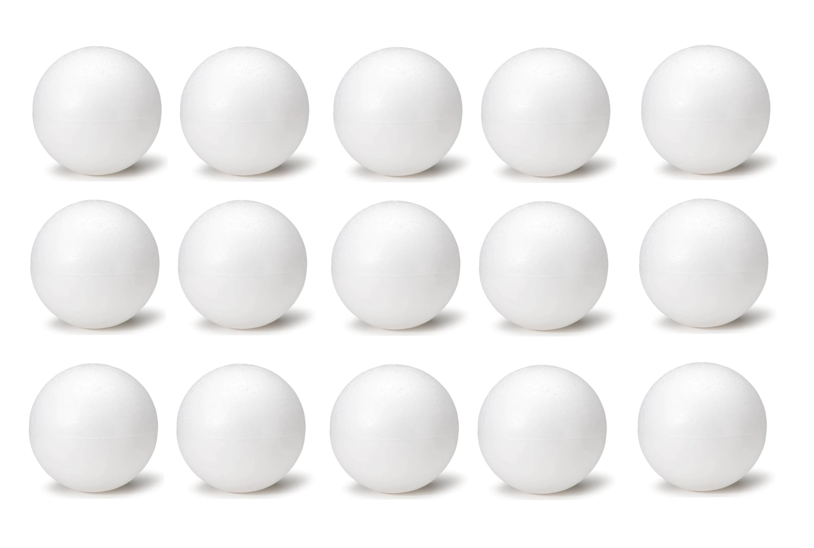 3 Inch Foam Ball Polystyrene Balls for Art & Crafts Projects - Walmart.com