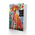 thumbnail image 2 of Mother's Day Greeting Card Cute Puppy Painting Love You Mum From Dog Lover For Mum, 2 of 3