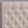 thumbnail image 3 of Everly White Tufted Fabric King/ Cal King Headboard, 3 of 3