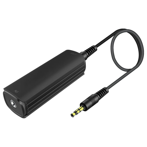 Cellet Ground Loop Isolator, Portable 3.5mm Female to Female Aux Audio