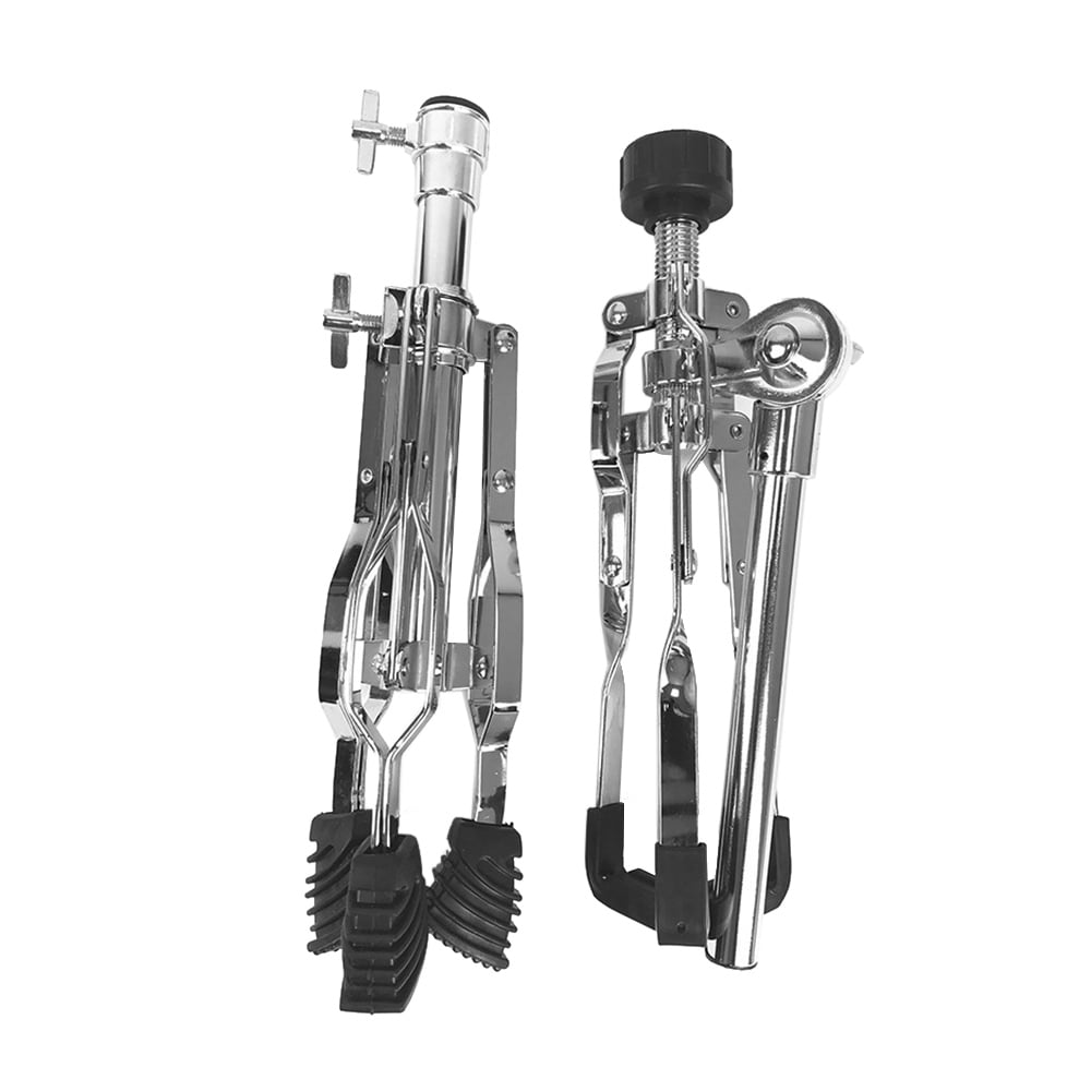 drum tripod stand Tripod 12-inch Galvanized Carbon Steel Drum Tripod Stand 19.7inch-29.5inch Height Adjustable for Dumb Drum Snare Drum Drum Set Supporting