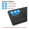 thumbnail image 6 of Ultra Slim Wireless Keyboard for Motorola Razr Plus (2024) - Rechargeable Portable Compact, 6 of 6