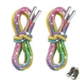 thumbnail image 2 of Multicolor Shiny Round Drawstring With Rhinestones Shoelaces For Athletic And Casual Shoes, 2 of 3